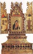 Simone Dei Crocefissi Virgin and Child with Saints a triptych (mk05) china oil painting artist